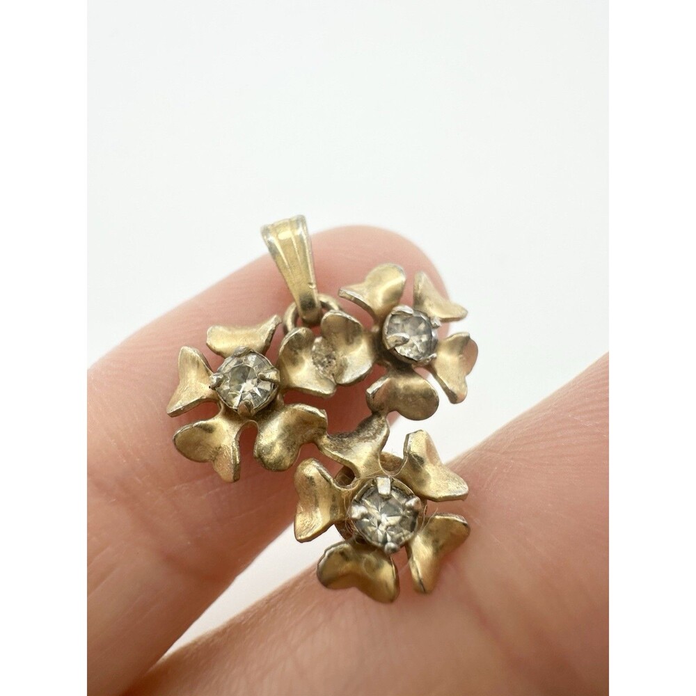 Vintage 1/20 12K Gold Filled Floral Pendant